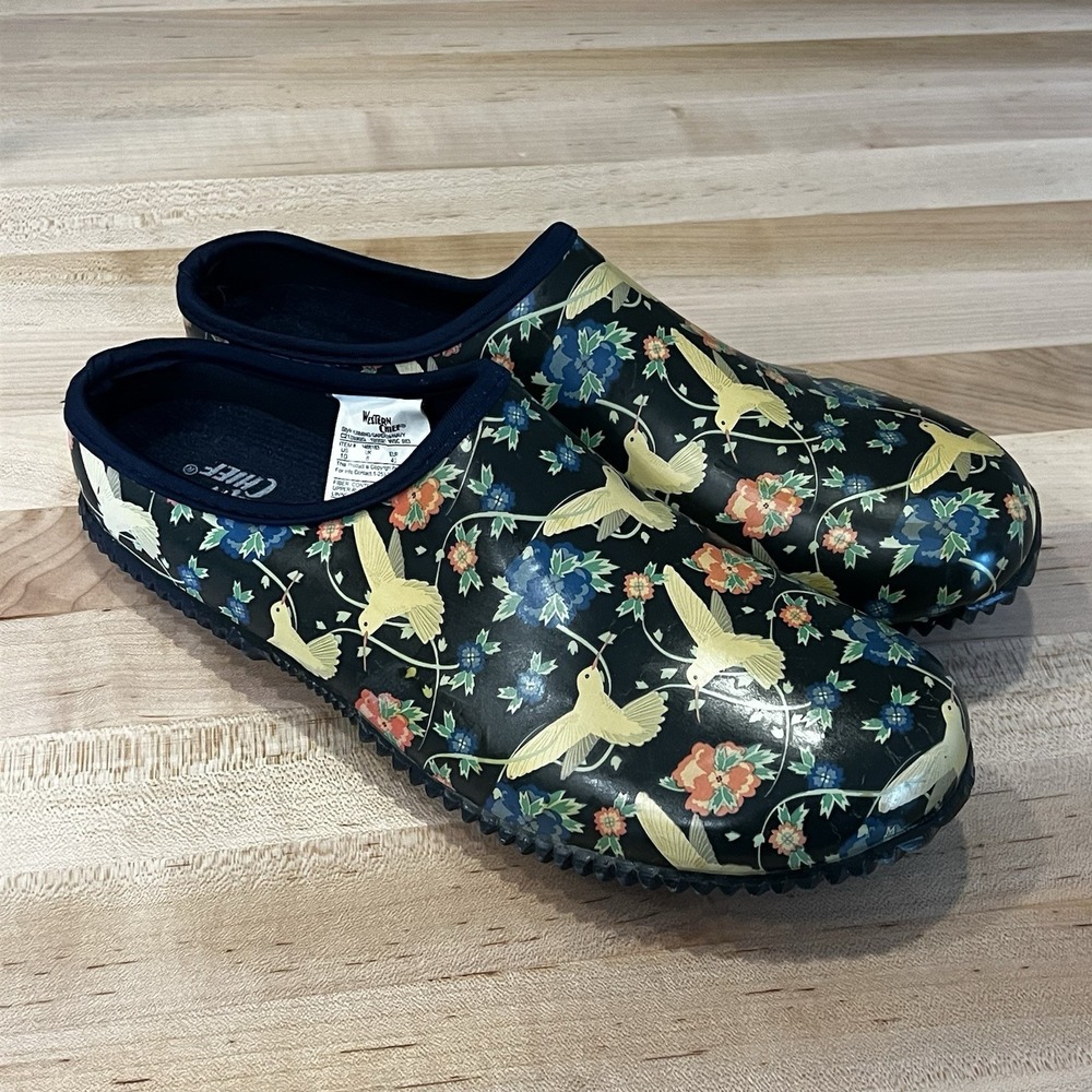 Western Chief Navy‎ Hummingbird Clogs, Women's Size 10, Gardening, Outdoor
